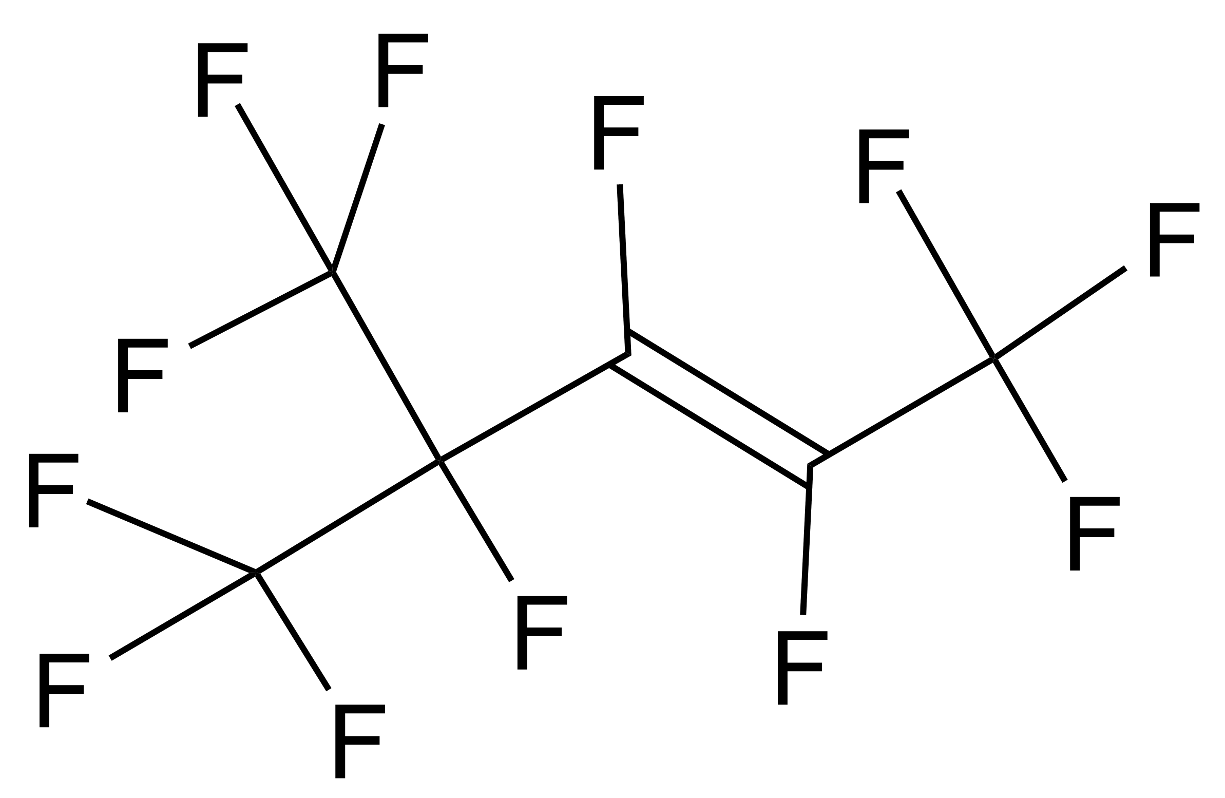 erfluoro(4-methylpent-2-ene) Chemical Structure